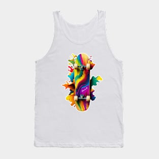 Skateboard Sticker design #16 Tank Top